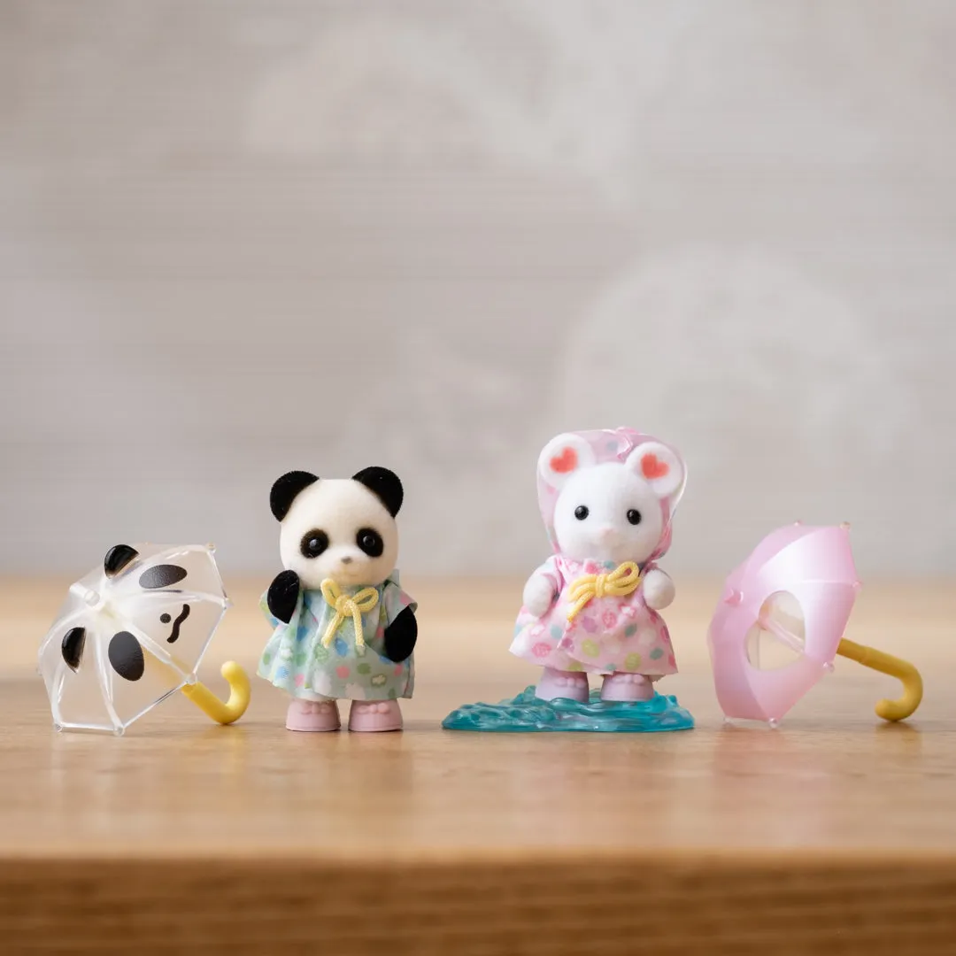 Calico Critters nursery friends rainy day duo