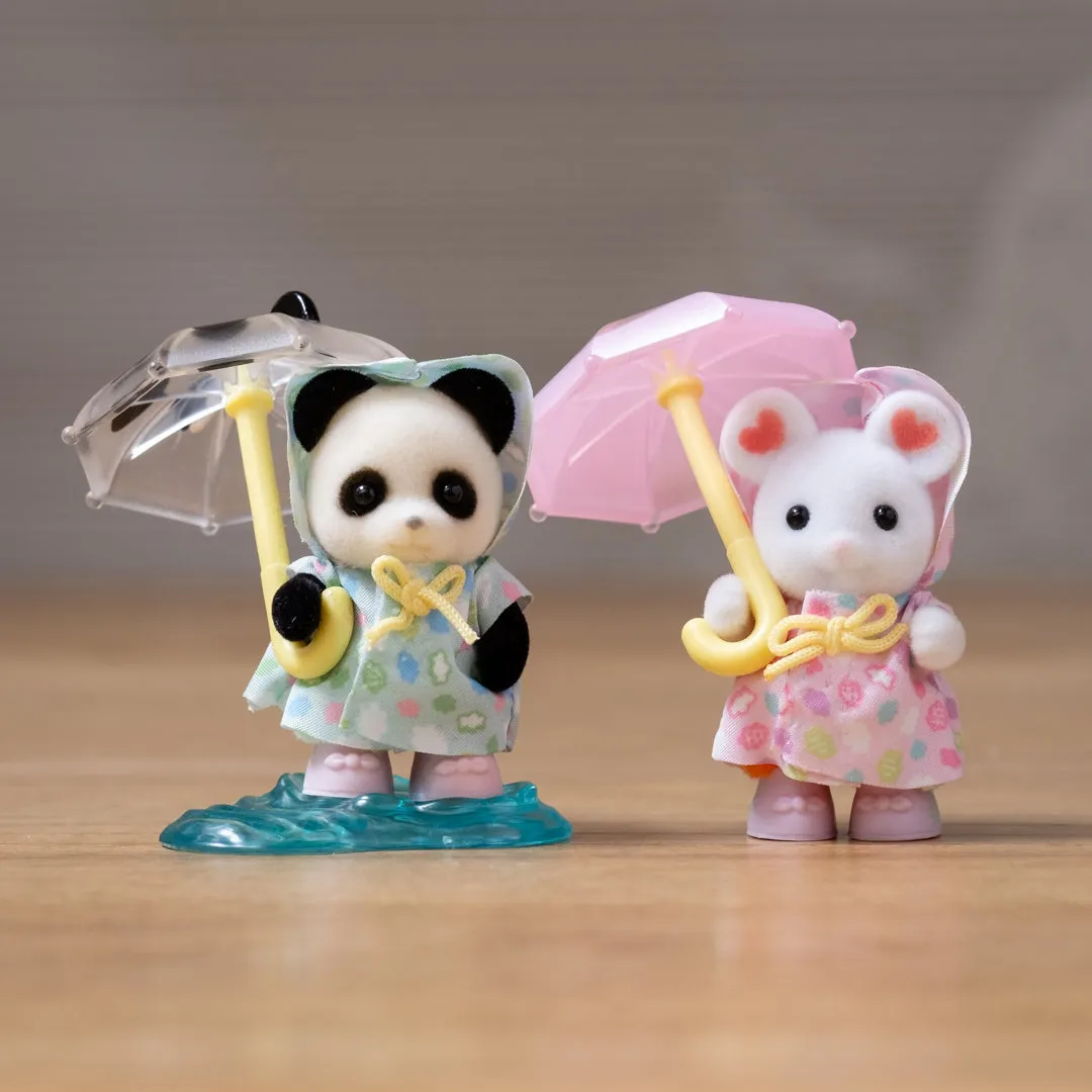 Calico Critters nursery friends rainy day duo