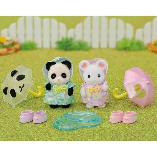 Calico Critters nursery friends rainy day duo