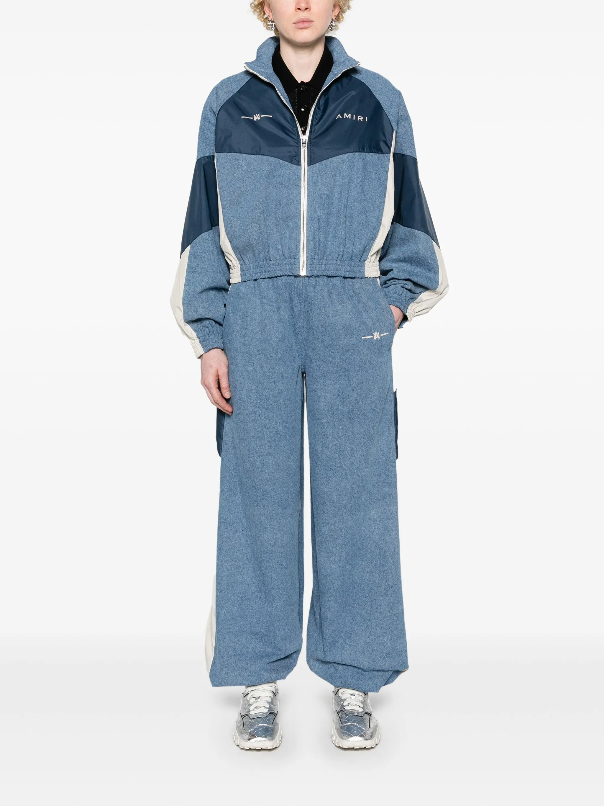 Chambray Retro Track Jacket