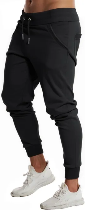 FLYFIREFLY Men's Jogger Sweatpants Gym Workout Running Pants Athletic Bottom Training Track Pants Joggers for Men