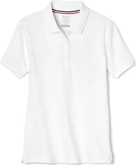 French Toast Girls' Short Sleeve Stretch Pique Polo Shirt