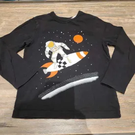Gap black cotton long sleeve rocket man 5Y
