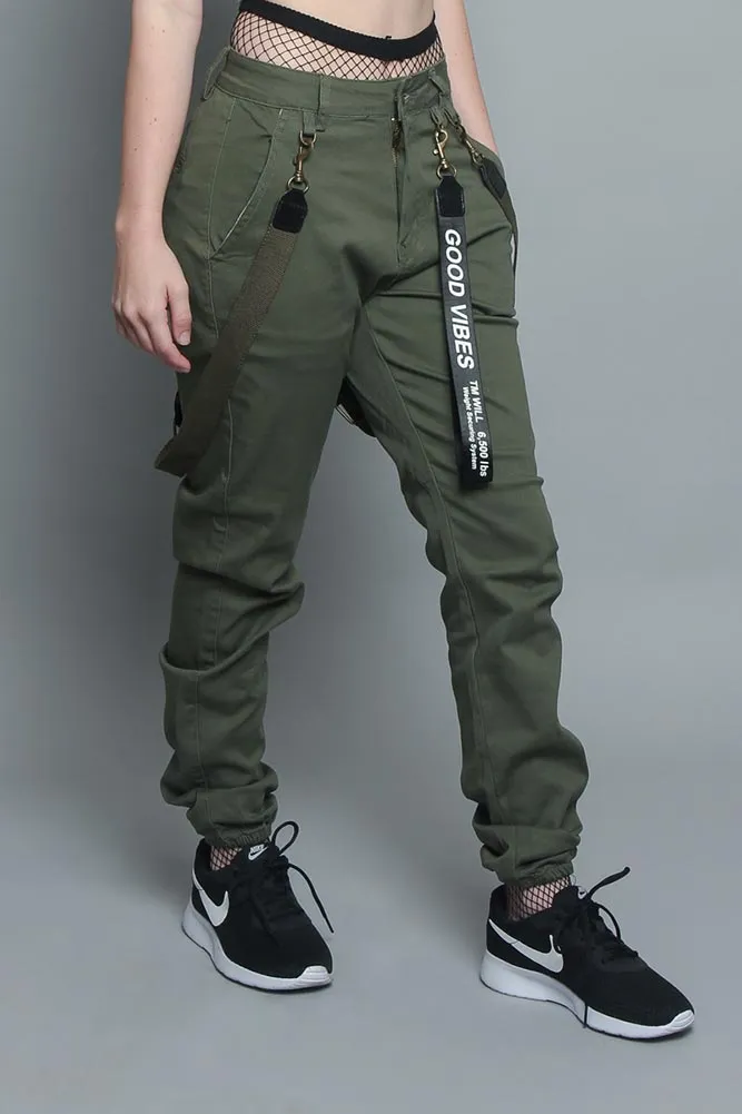 Good Vibes Oversized Cargo Pants