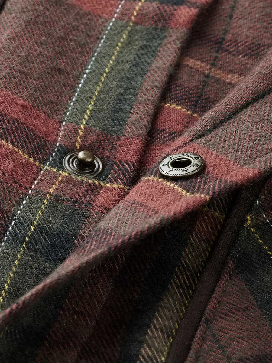HARKILA Pajala Shirt - Mens Brushed Cotton - Red Check