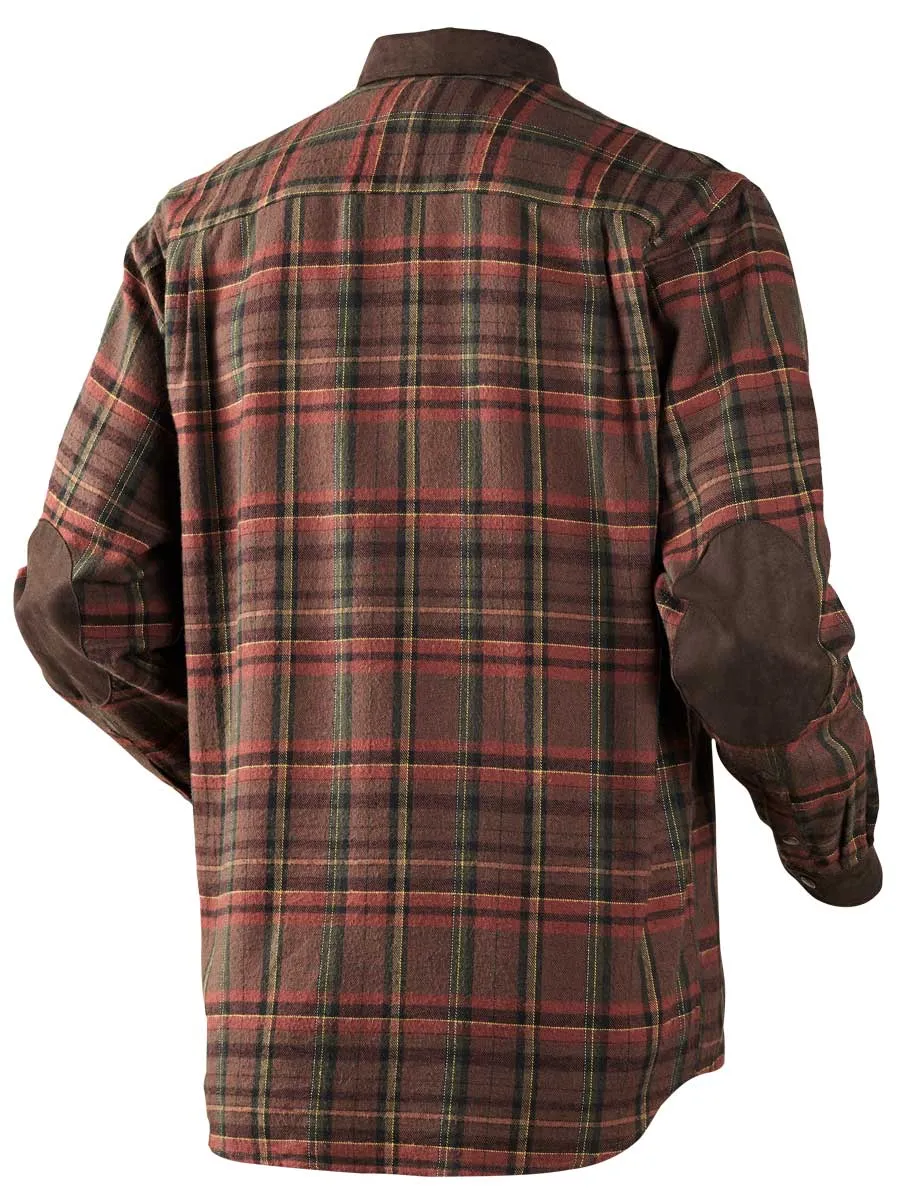 HARKILA Pajala Shirt - Mens Brushed Cotton - Red Check