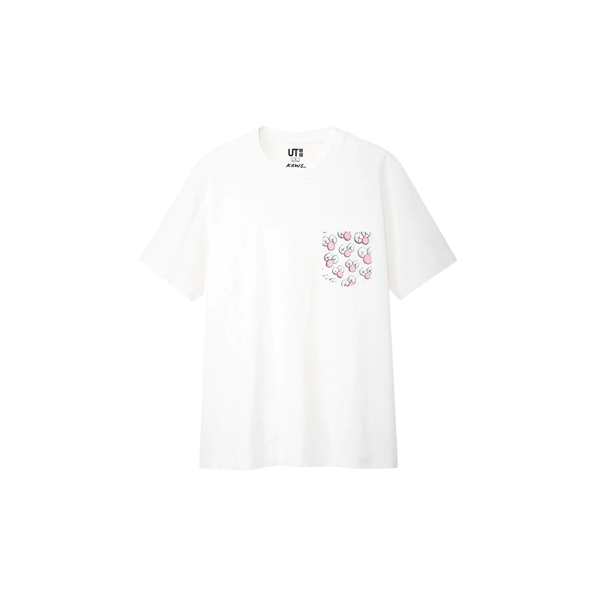 KAWS x Uniqlo BFF Pocket Tee White