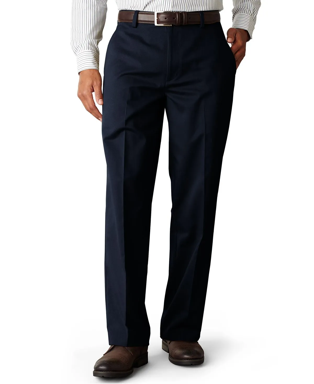 Men's easy classic fit khaki stretch Dockers trousers, multi