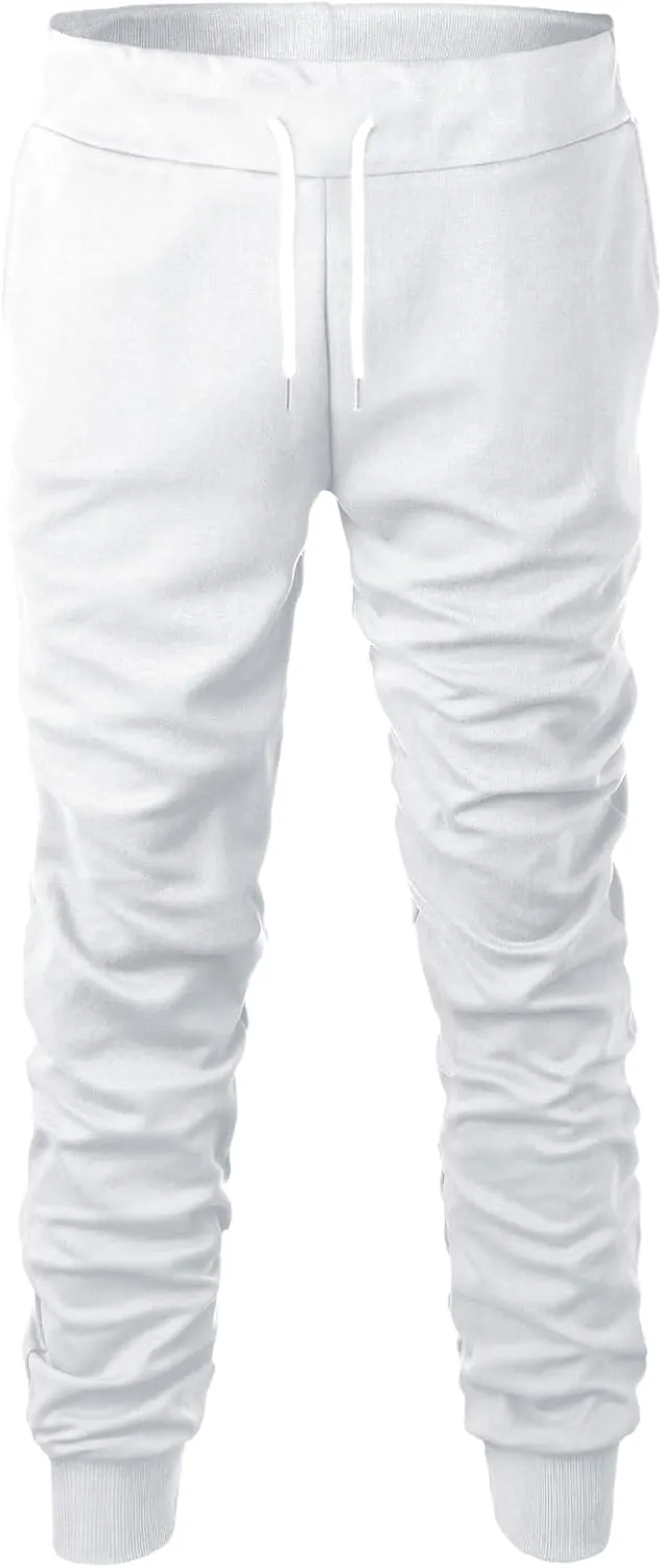 Ohoo Sweatpants for Men with Pockets Running Jogging Workout Track Pants