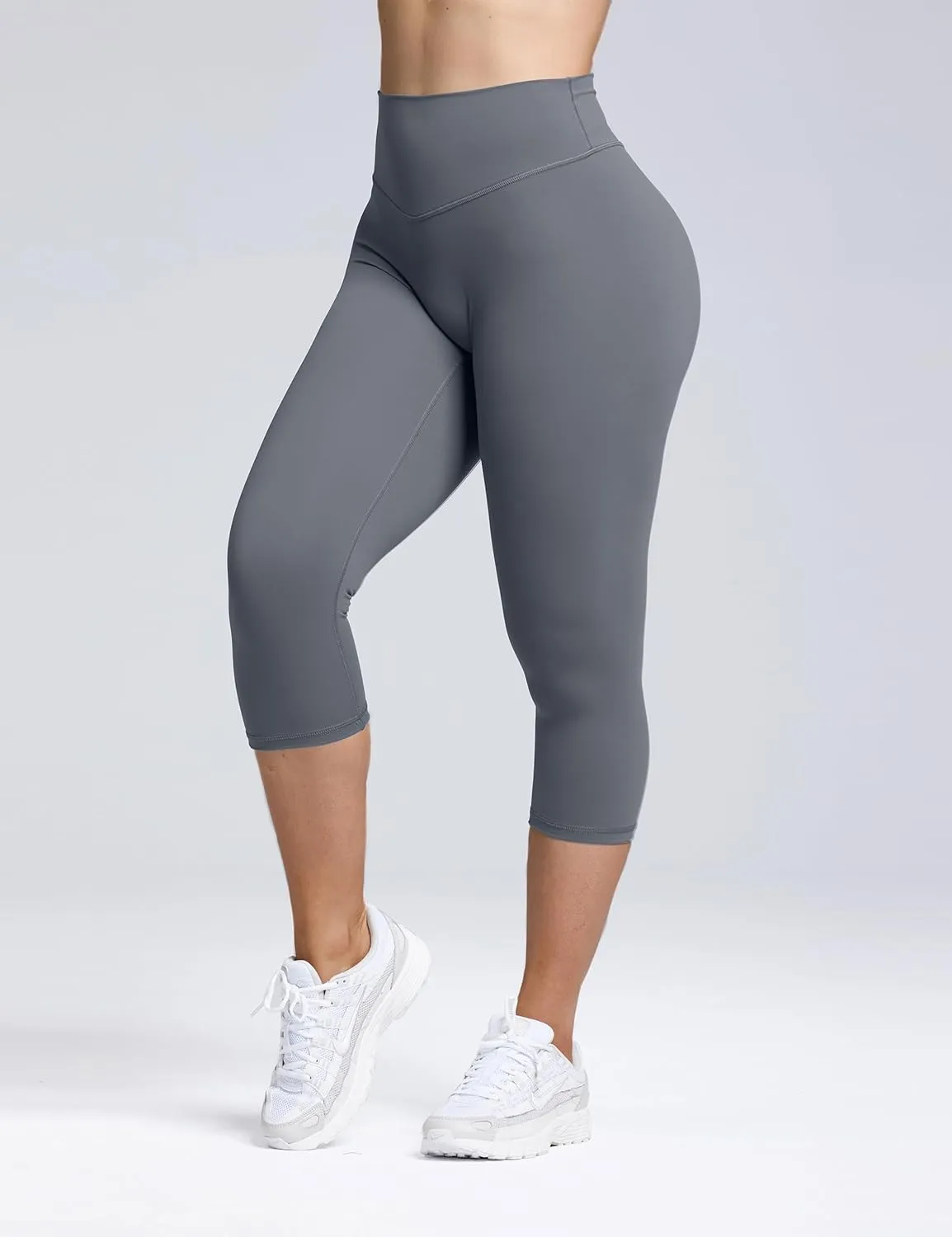 Olmlmt No Front Seam Workout Leggings for Women Tummy Control Butt Lifting Leggings Buttery Soft Gym Yoga Pants