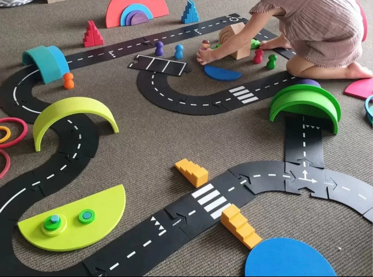 **Pre-order (Ships in 2-3 Weeks)**Rubber Roads Play Set