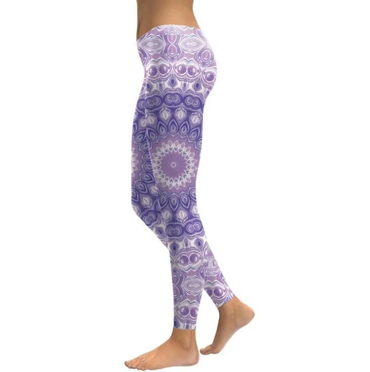 Purple Mandala Leggings