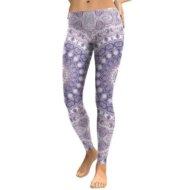 Purple Mandala Leggings