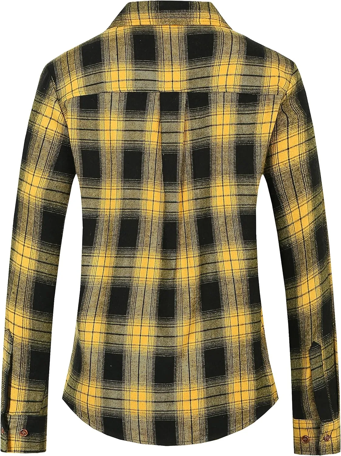 SSLR Flannel Shirts Womens Long Sleeve Button Down Plaid Shirts Casual