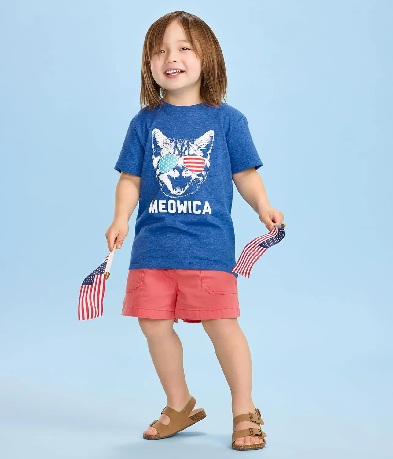 Tipsy Elves 4th of July Kids Shirt - Funny American Flag Tee - Patriotic Memorial Day Outfit for Children