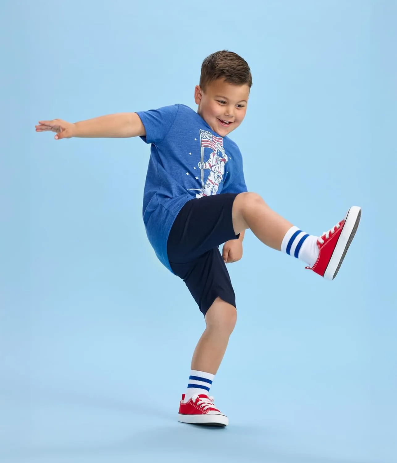 Tipsy Elves 4th of July Kids Shirt - Funny American Flag Tee - Patriotic Memorial Day Outfit for Children