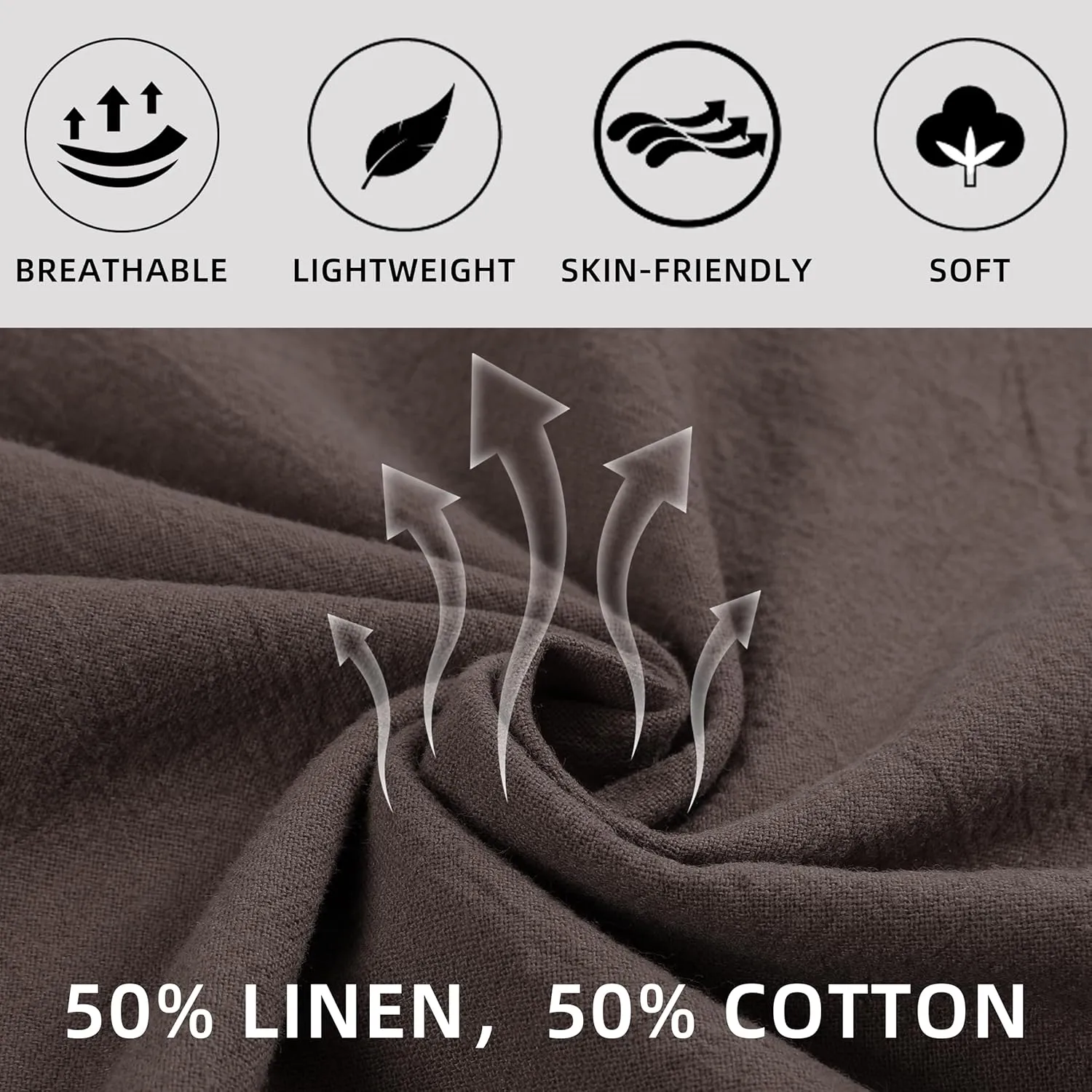 Womens Linen Shorts Summer Casual High Wasited Ruffle Wide Leg Drawstring Beach Loose Shorts